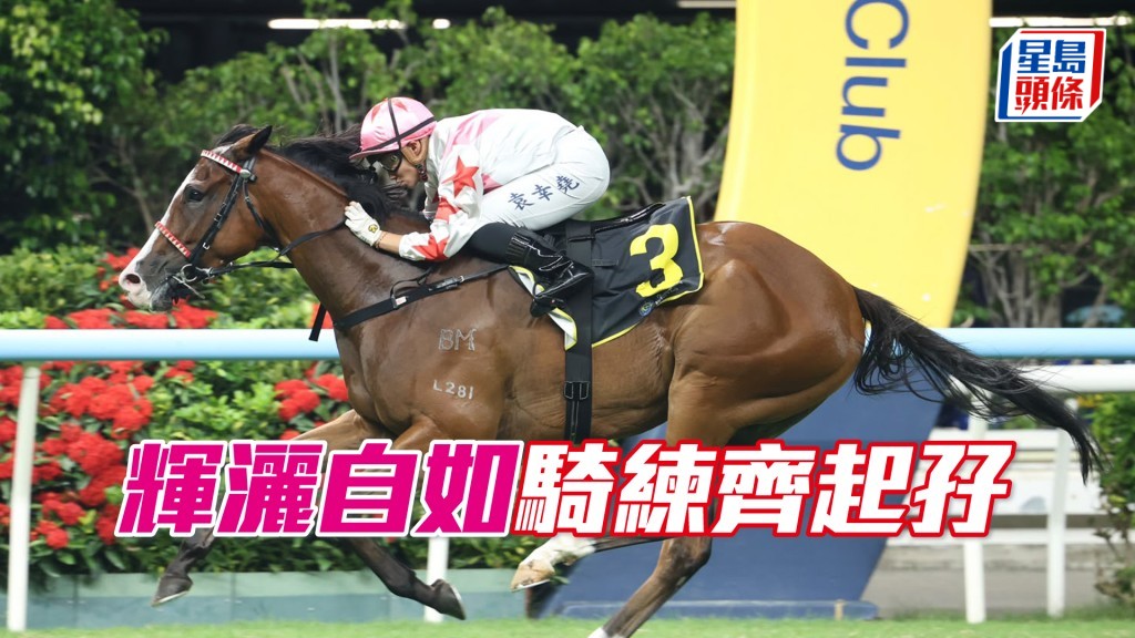 「辉洒自如」骑练齐起孖