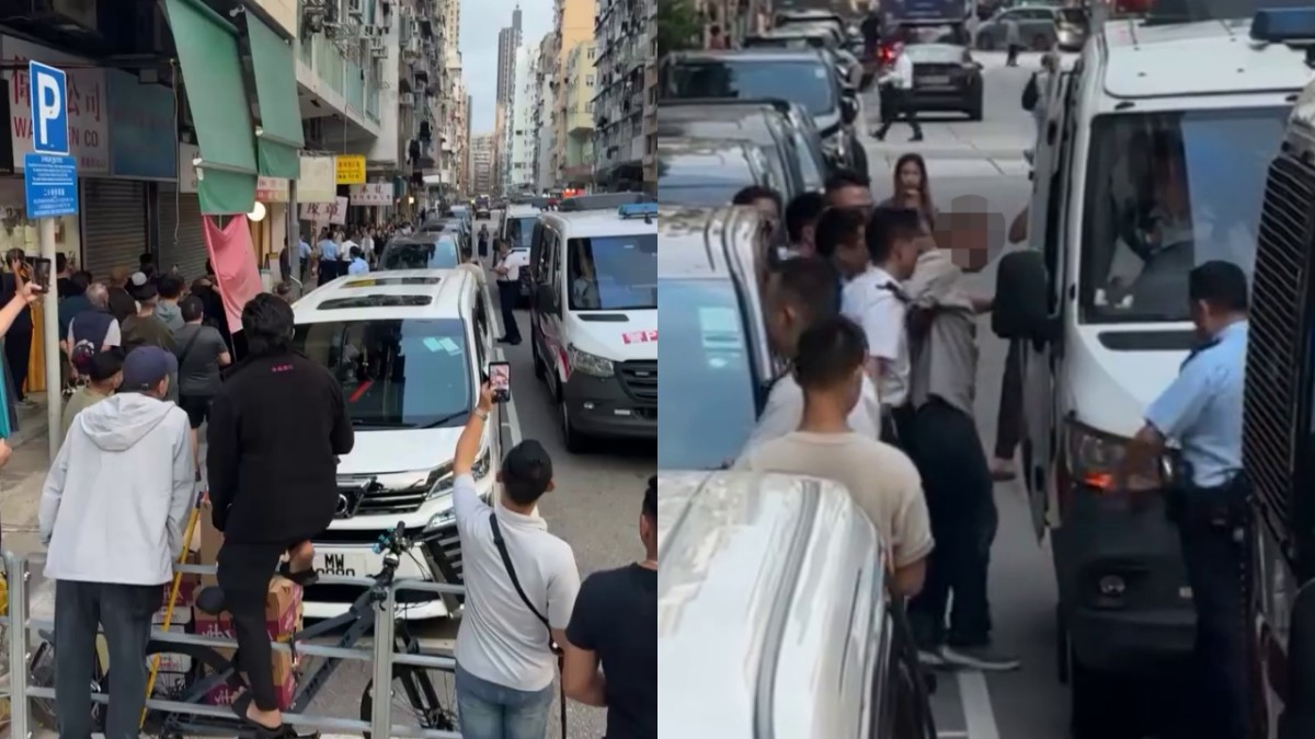 深水埗外賣員單車被盜 男賊翌日被撞見棄車逃竄 巡警途經截獲另檢毒品武器