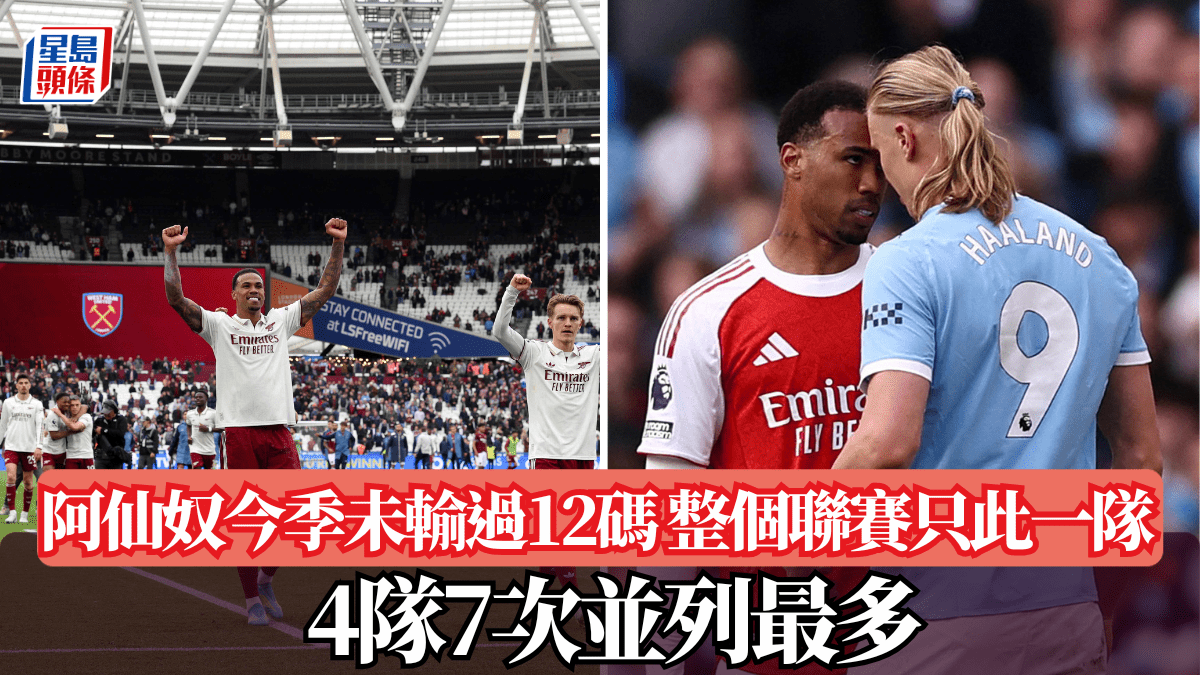 英超│阿仙奴今季未輸過12碼 整個聯賽只此一隊 4隊7次並列最多