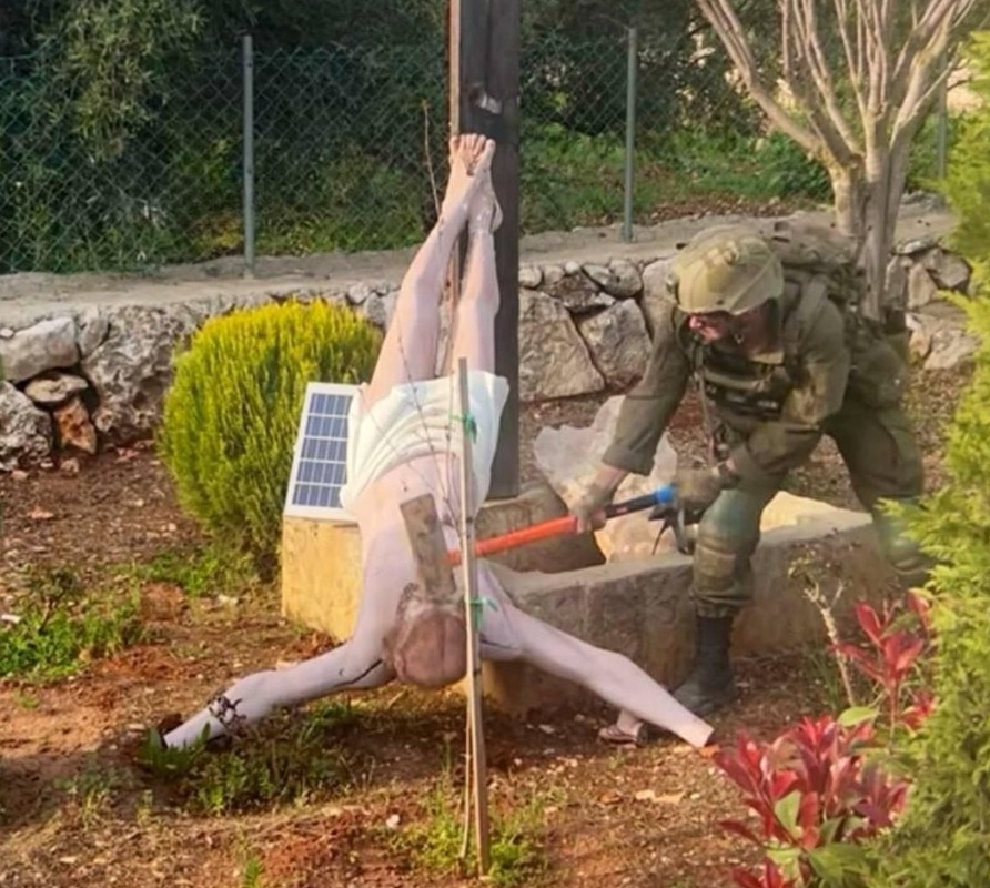 伊朗局勢｜以色列士兵黎巴嫩南部搗毀耶穌像惹憤慨 內塔尼亞胡：震驚難過