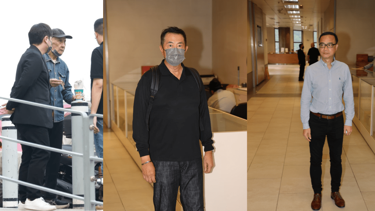 施明設靈丨妹夫鄧梓峰等藝人到場致哀  鍾志光爆靈堂內李家鼎三父子互動細節  鼎爺於場外手震食杯麵