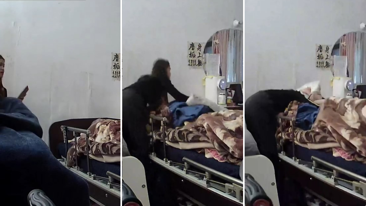 台灣宜蘭7級地震—女看護奮身護婆婆免受傷 55秒片感動8萬網民