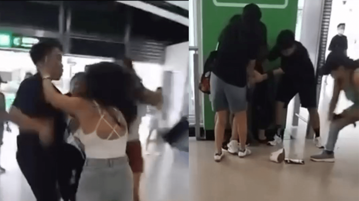 火炭站MMA|背心熱褲女遇前度拖新歡 火遮眼大混戰打到鞋都甩