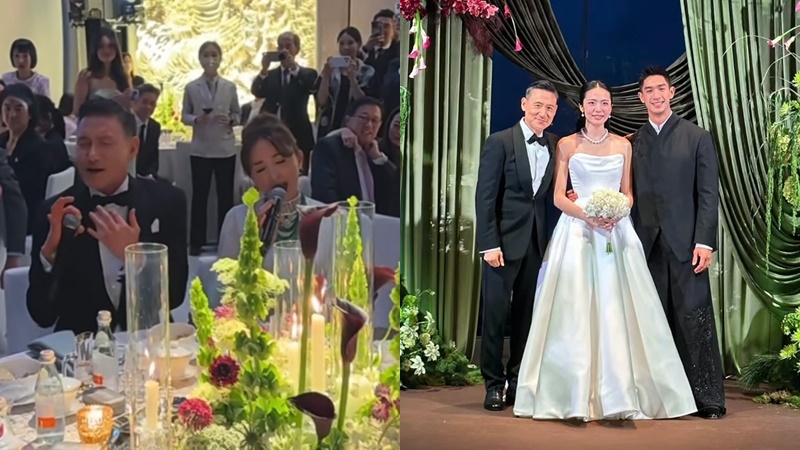 吳婉芳二子胡智同低調結婚  契爺張學友跟吳婉芳合唱《愛是永恆》  美魔女顏值爆燈不輸新娘