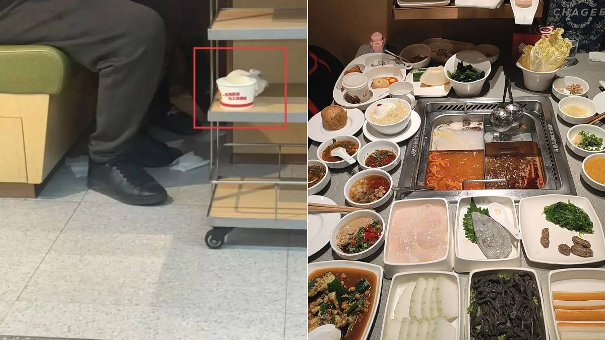 海底撈︱孩童飯枱直接小解 超狂母「紙碗尿兜」放身邊續開餐 海底撈︱孩童飯枱直接小解 超狂母「紙碗尿兜」放身邊續開餐