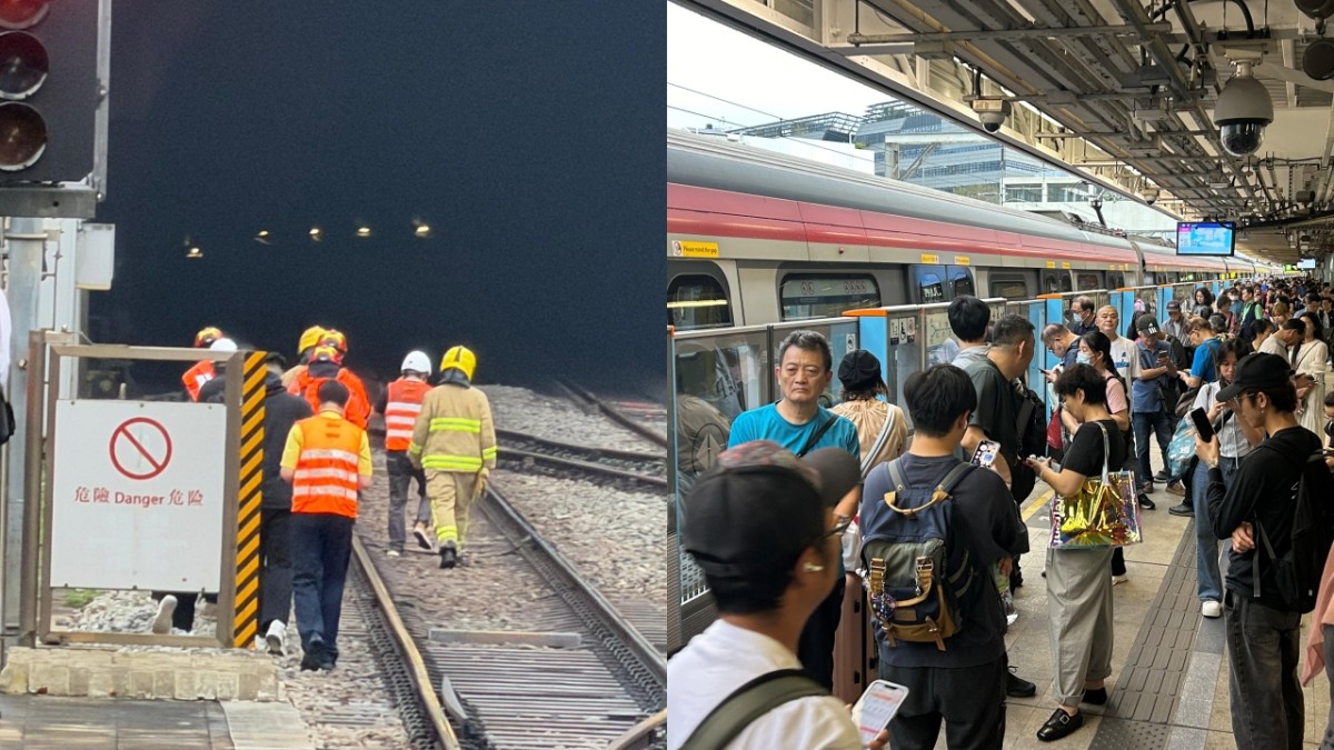 東鐵綫受阻｜行駛中列車車尾緊急出口被打開 人員隧道內尋獲觸電受傷男子