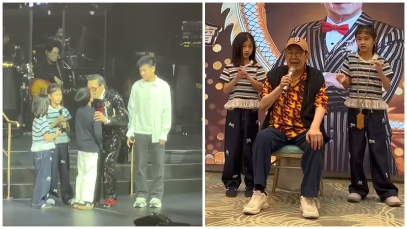 胡楓開完紅館演唱會獲四大曾孫冧爆  慶功宴同框畫面曝光  一舉動令修哥嗌「攞命」？