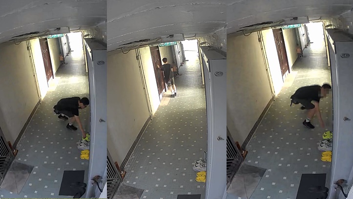 寶林邨怪男偷女裝鞋   攜後樓梯兩分鐘後放回原位  網民：聞鞋佬？