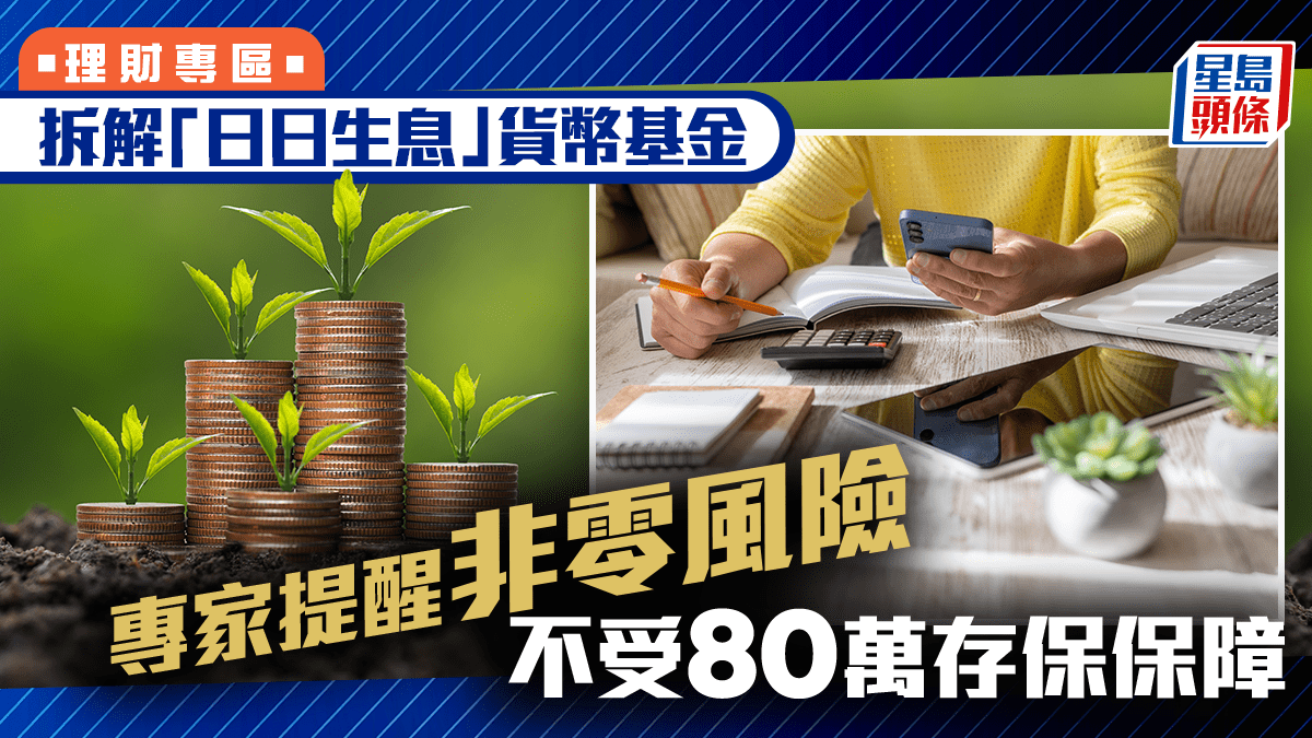 拆解「日日生息」貨幣基金 專家提醒非零風險 不受80萬存保保障