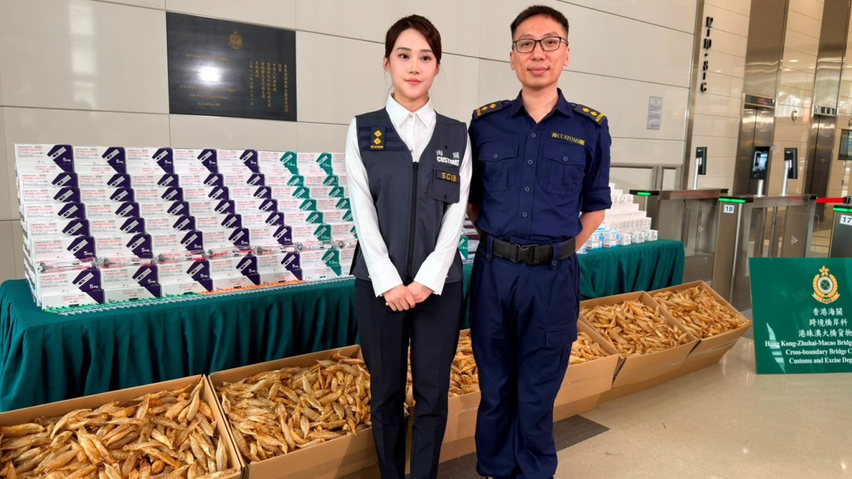 往澳門跨境貨車走私藥劑製品減肥針劑 市值$1000萬 海關拘1男司機