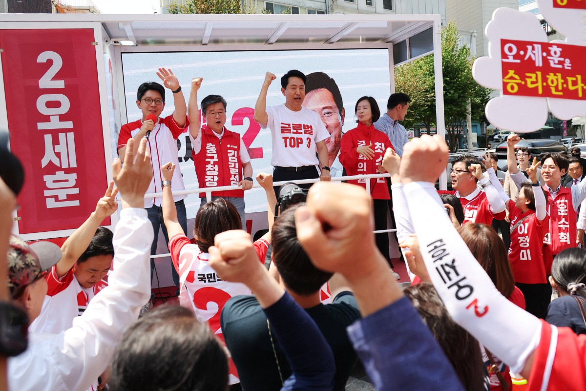 南韓地方選舉執政黨全國報捷 惟恐失落首爾兼爆選票短缺爭議