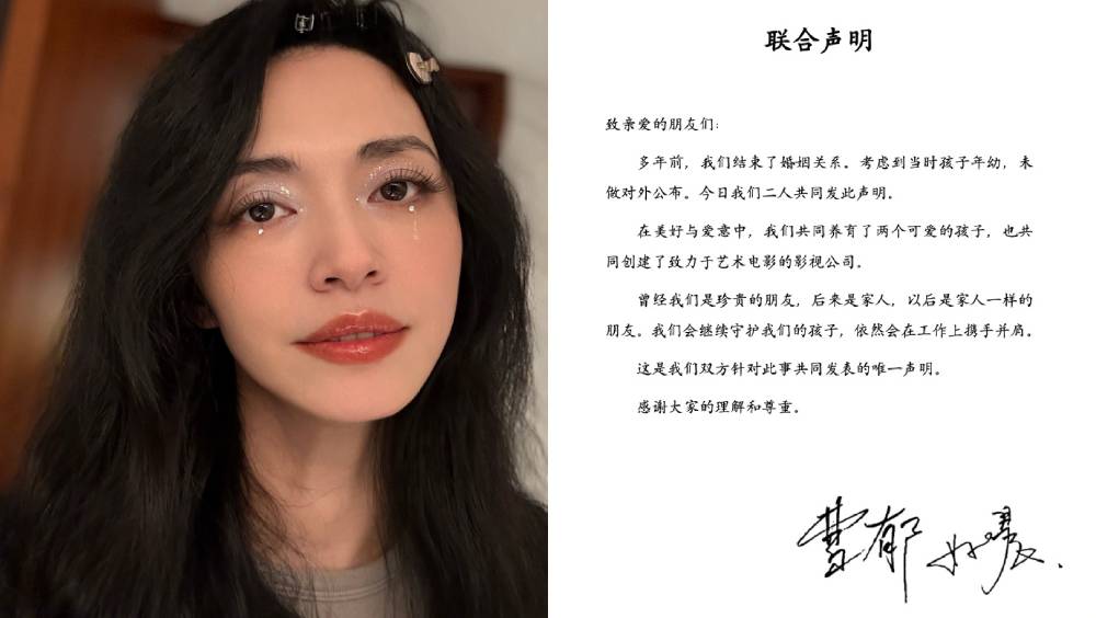 姚晨「官宣」離婚惹議  官媒點名批評濫用權威詞彙