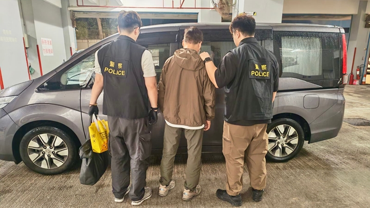 警將軍澳村反毒品拘一男 檢值340萬元可卡因