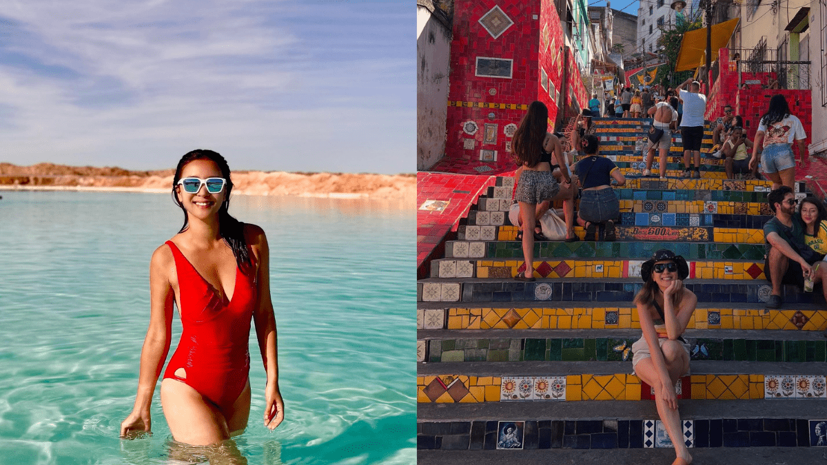 TVB旅遊達人梁芷珮手臂佈滿粒粒紅腫痕癢  穿性感泳衣展示恐怖「戰績」為節目犧牲白滑皮膚