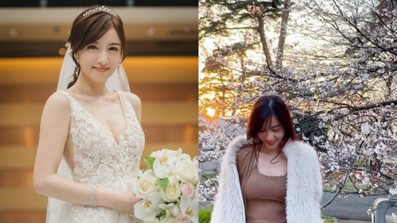 前TVB「新聞女神」陳嘉倩疑懷孕  低胸貼身裙賞櫻腹部微隆「似有咗喎」  本尊6字回應