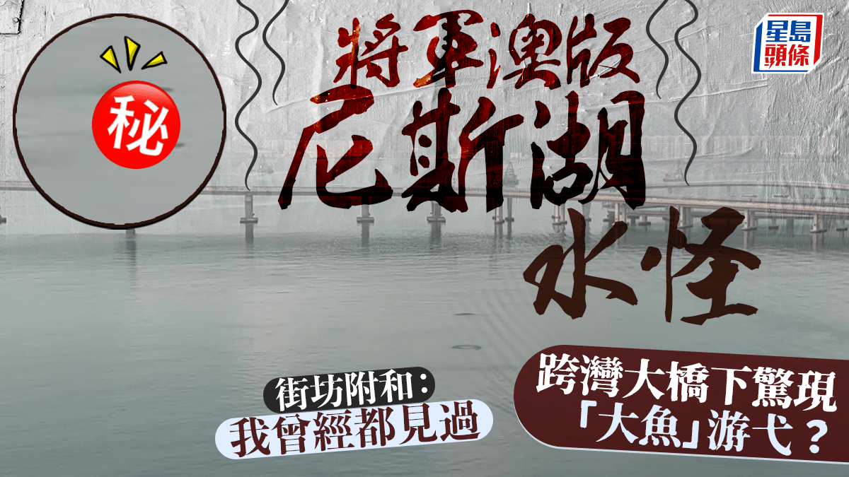 將軍澳版尼斯湖水怪 跨灣大橋下驚現「大魚」游弋？ 街坊附和：我曾經都見過｜Juicy叮