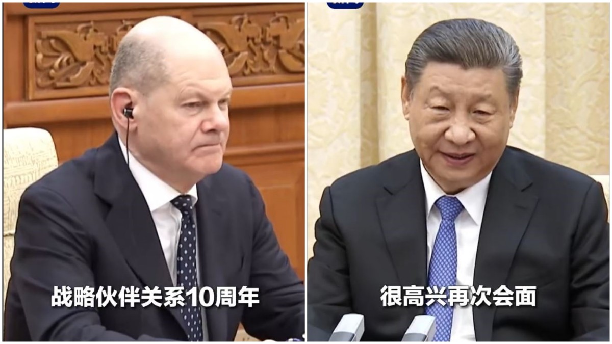 習近平會見德國總理朔爾茨 中德合作不是「風險」而是機遇