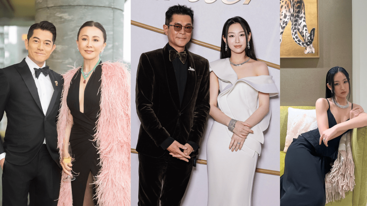 炎明熹與劉嘉玲同場低胸鬥性感  Gigi穿貼身吊帶裙高貴造型獲激讚  受邀出席高級晚宴