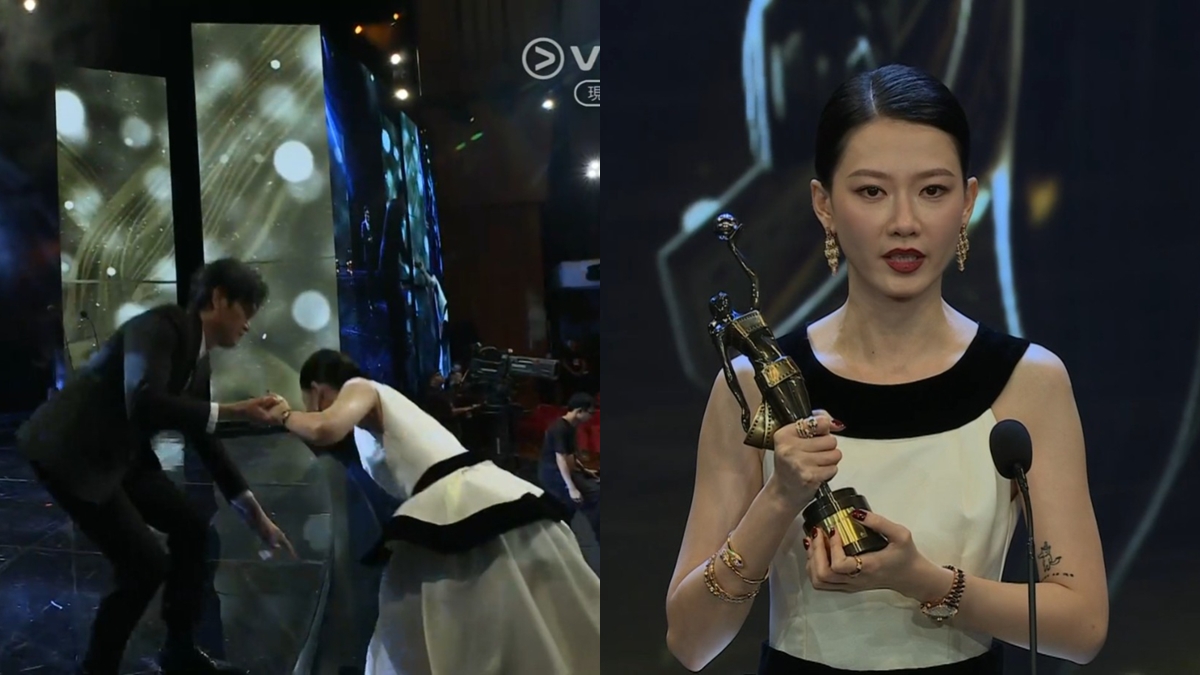 金像獎2026丨廖子妤首奪影后激動哽咽險仆倒台上  淚謝男友盧鎮業「日日陪我傾偈」