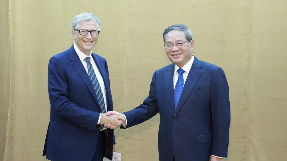 李強晤比爾蓋茨:期待基金會發揮作用推動中美交流合作深化 李強晤比爾蓋茨:期待基金會發揮作用推動中美交流合作深化
