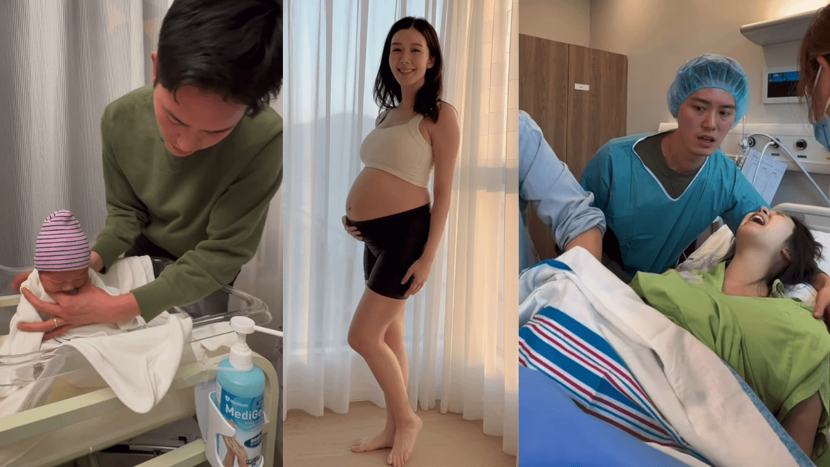 麥明詩首度公開產房絕密片段  兒子一歲生日成長點滴大公開  BB眼仔睩睩超精靈