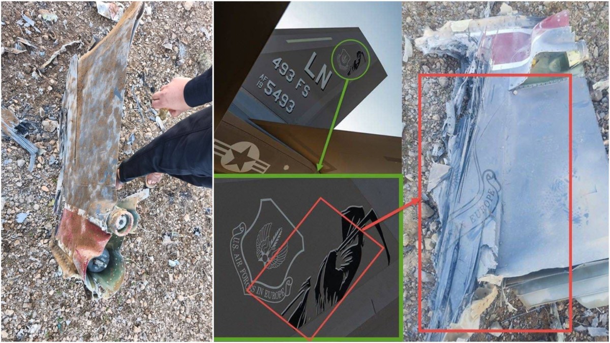 伊朗局勢｜革命衛隊聲稱擊落第2架美軍「F-35」  專家分析殘骸照只是F-15