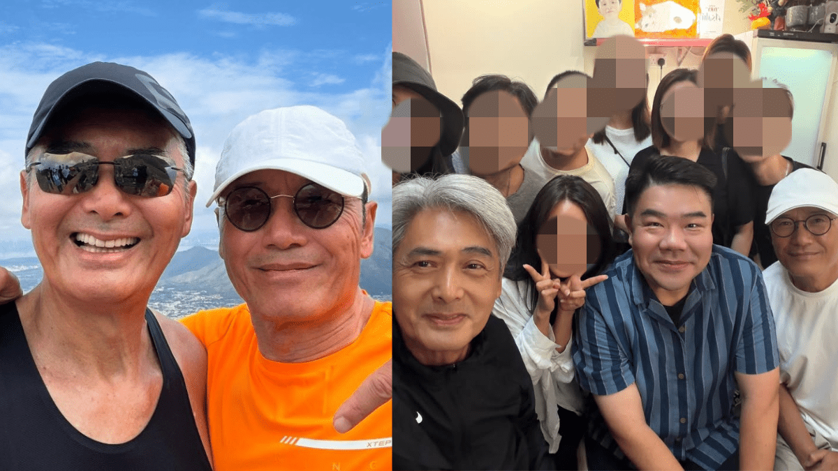 周潤發、苗僑偉跑步鐵膽變飯腳  相識逾40年情誼深厚  兩人獲讚保養得宜狀態極佳