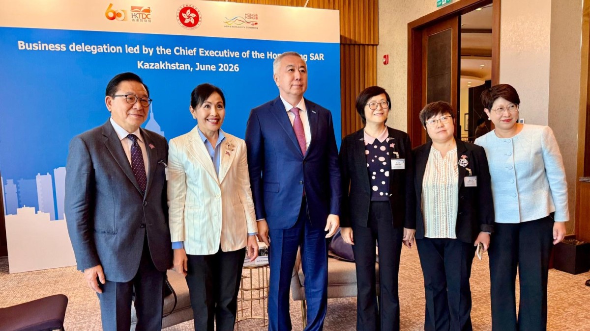 特首中亞行｜隨團成員陳清霞：兩地企業拼船出海 充分發揮香港優勢 開拓新興市場