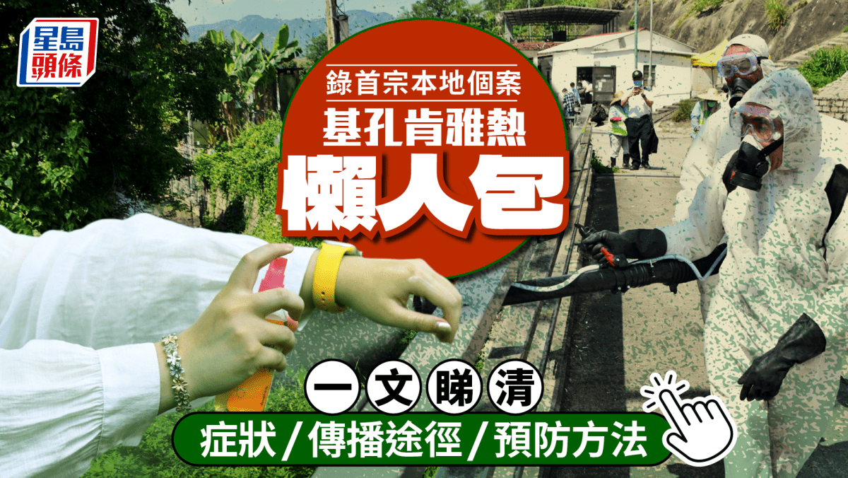 基孔肯雅熱︱鳳德邨出現首宗本地感染個案 一文睇清病徵/傳播方法/預防措施 基孔肯雅熱︱鳳德邨出現首宗本地感染個案 一文睇清病徵/傳播方法/預防措施