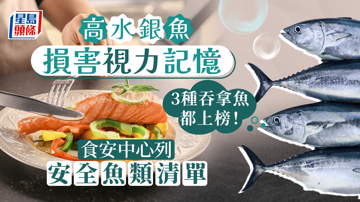 食用安全|3種高水銀吞拿魚恐損神經視力 食安中心列99種高危+安全魚類