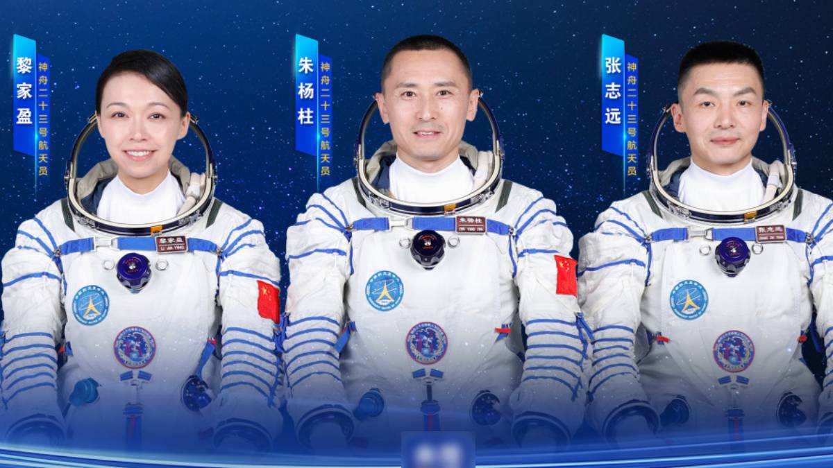 神舟二十三號︱明晚23時08分發射  朱楊柱、張志遠、黎家盈升空