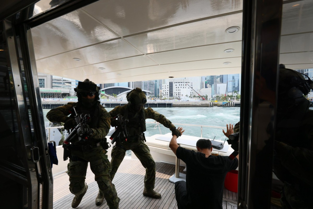 警方聯同國際刑警等反恐聯合演練  周一鳴到場視察