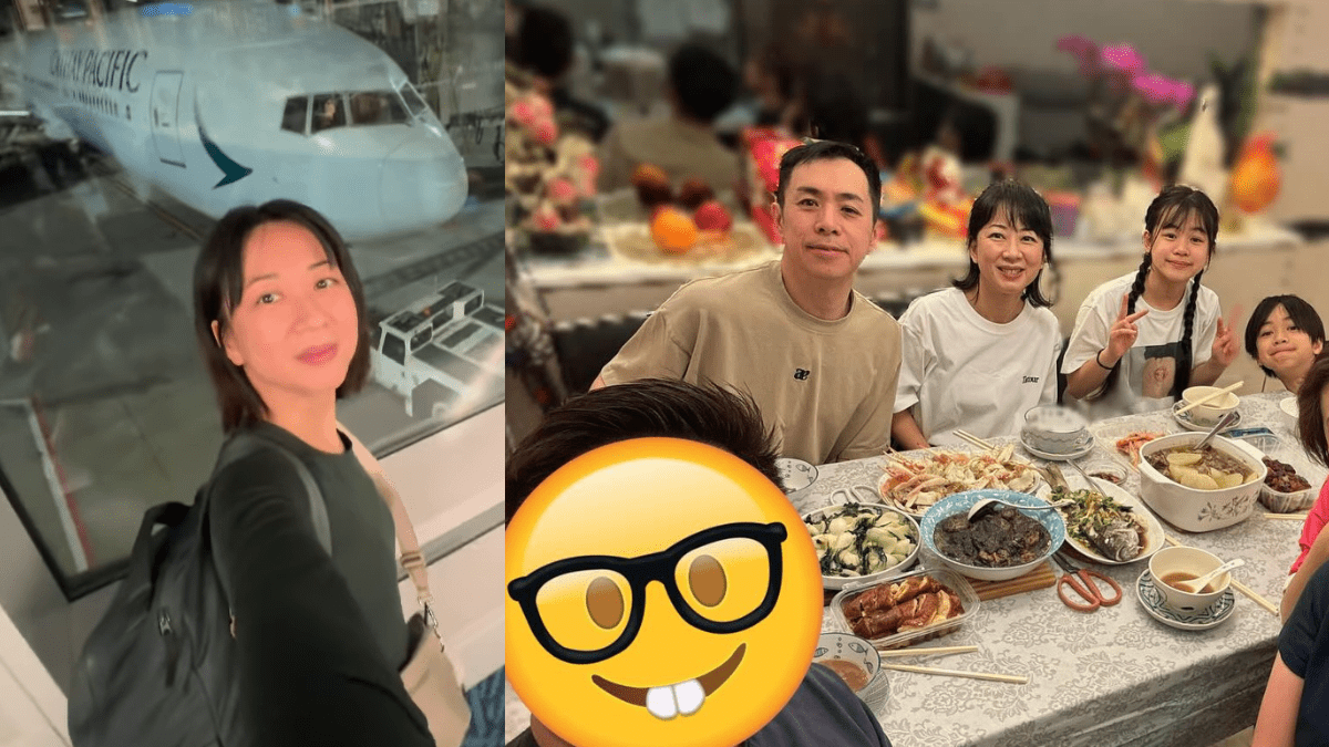 前《東張西望》移加主持容羨媛舉家回港  奶奶不幸中風入院搶救  晒全家福集氣：佢好叻