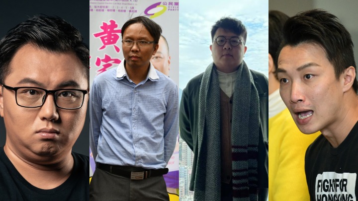35+顛覆案│岑子杰、譚凱邦、王百羽及李嘉達刑滿出獄 清晨由警方私家車接載離開