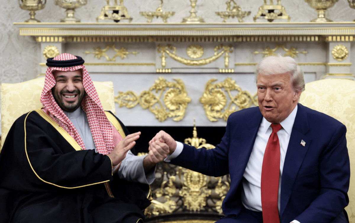 「他沒想到會來拍我馬屁」 特朗普疑暗嘲沙特王儲穆罕默德惹議