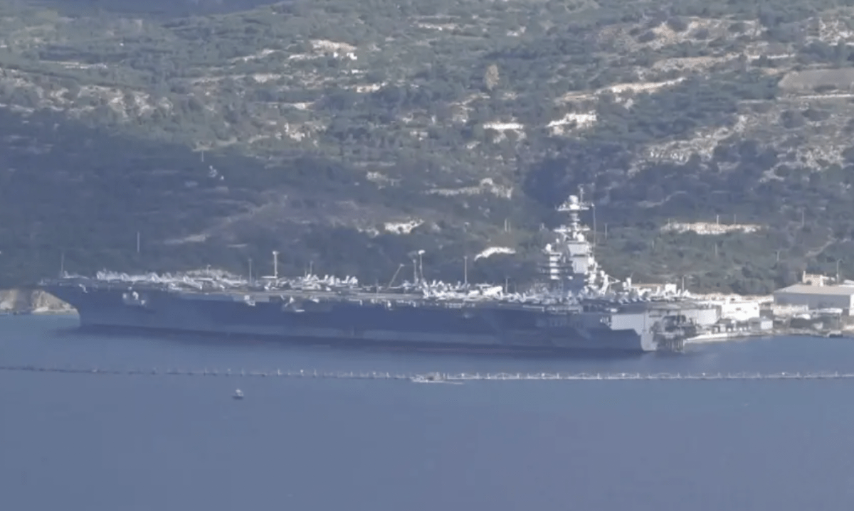 伊朗局勢｜美軍最貴航母「福特號」起火撤離戰區 美媒：揭技術與設計隱患