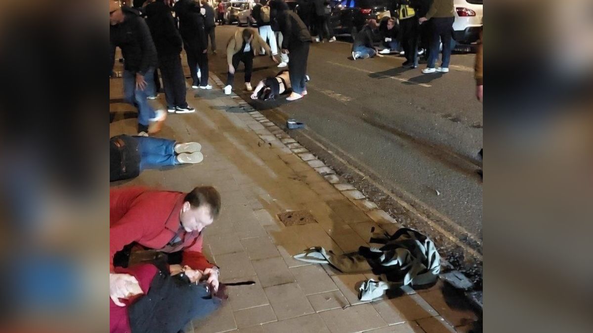 英國中部打吡市私家車街頭亂撞    多人受傷司機被捕