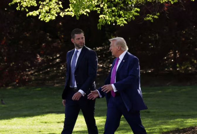 特朗普次子將隨父訪華惹關注 稱以個人身份隨行不涉商務