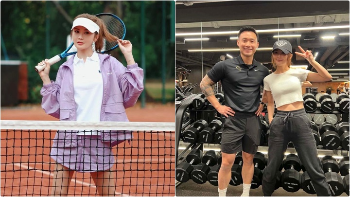 阿Sa墨爾本打球高調示愛男友Elvis