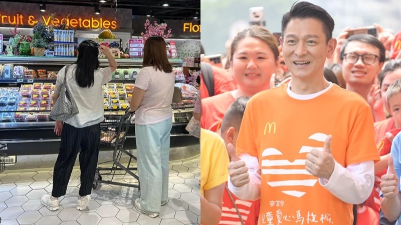 劉德華老婆朱麗倩罕現身平民超市  60歲真實皮膚狀態零濾鏡曝光  專注做一事賢良淑德