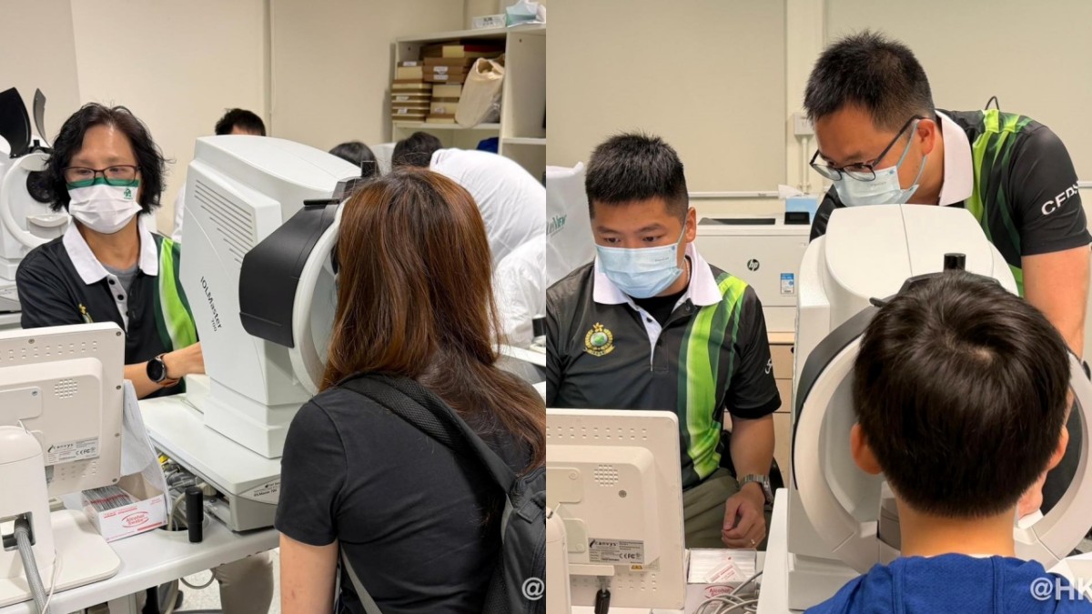 海關義工隊支援中大眼科中心 協助學童參與眼科保健計劃