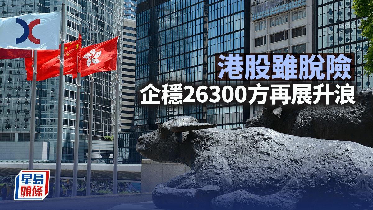 港股雖脫險 企穩26300方再展升浪｜古天后