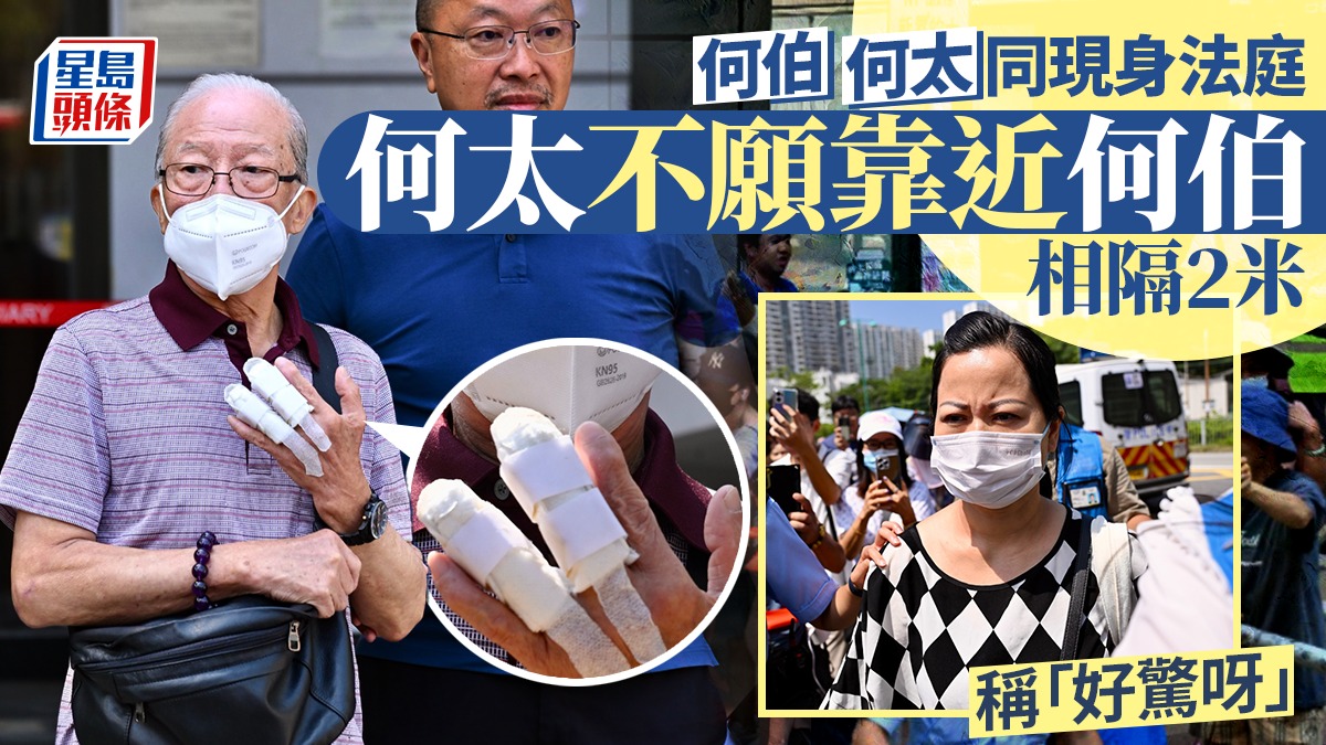 何伯何太互襲案 押後10月再訊 何太庭上見何伯即呼「好驚呀!」