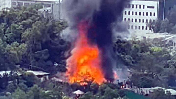 大埔工業邨回收場爆炸   一名男子燒傷