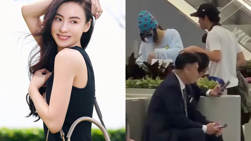 張栢芝香港機場苦候大仔畫面曝光  Lucas一舉動極暖男令人動容  網民：她付出有回報