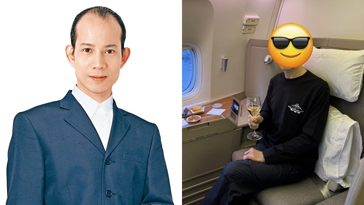 蘇民峰「神機妙算」離港避颱風樺加沙 頭等艙豪嘆美酒 頻密奢華外遊現疲態髮量變少? 蘇民峰「神機妙算」離港避颱風樺加沙 頭等艙豪嘆美酒 頻密奢華外遊現疲態髮量變少?