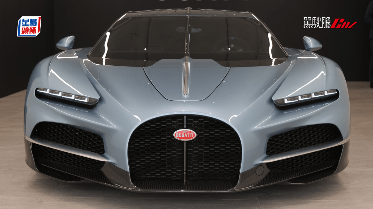 3千萬混能超跑Bugatti Tourbillon香港快閃預展│全新V16汽油引擎配合3馬達輸出1,800ps馬力全球限量250輛售罄