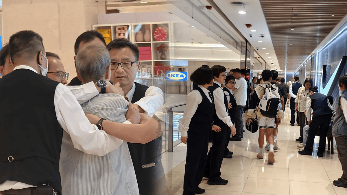 珍惜生命｜屯門市廣場夫婦企跳 保安及時制止救返