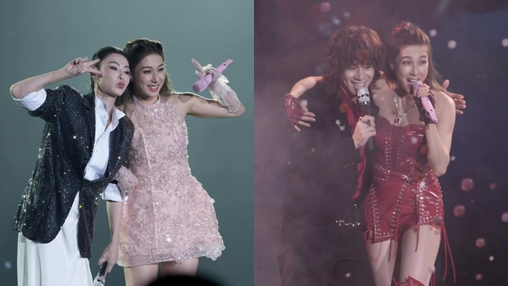 鍾嘉欣佛山騷孖張柏芝唱《任何天氣》圓夢  摸曾比特攣髮驗真假