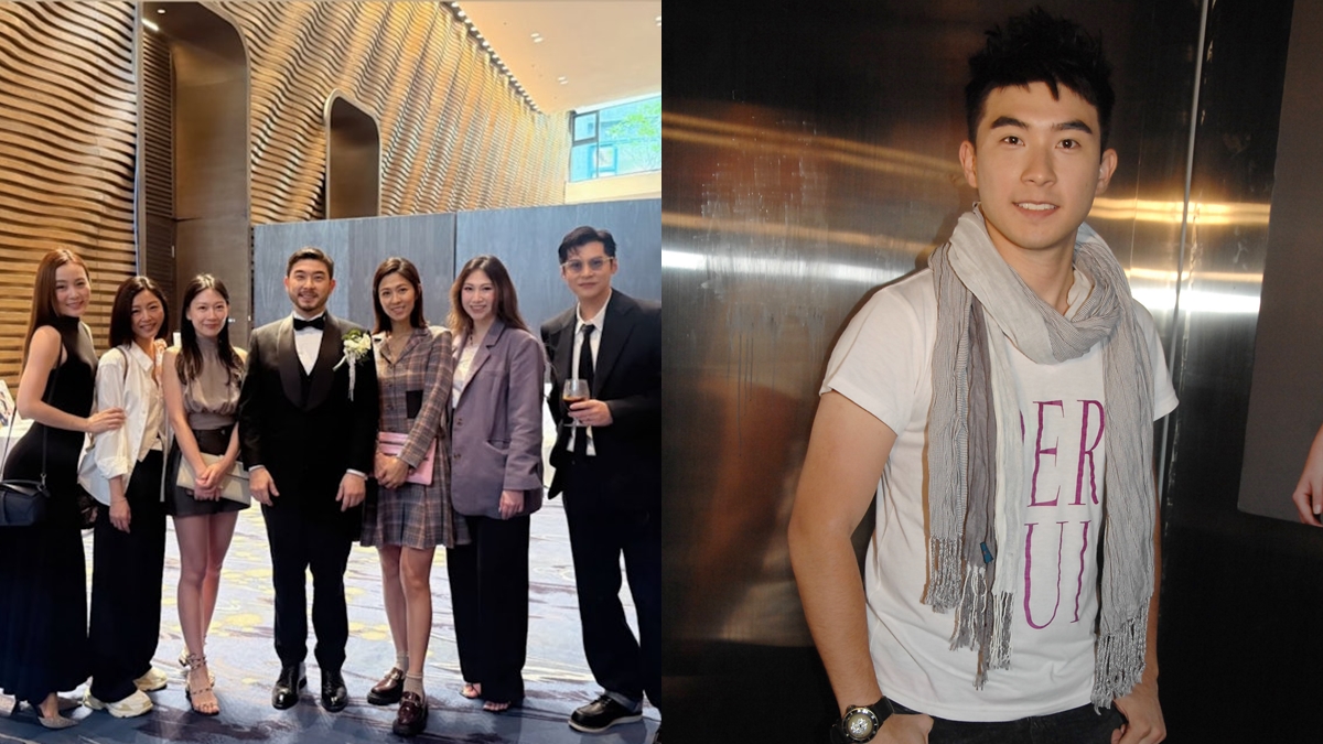 林威辰結婚《四葉草》演員拉隊到賀  曾與Mandy Lieu傳曖昧淡出多年驚變「粗獷中佬」